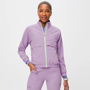 NWT FIGS Scrubs Women's Lavender Dew Sydney - Performance Scrub Jacket Small
